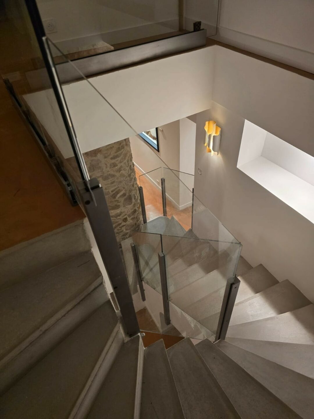Escalier droit